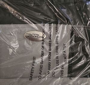 Ralph Lauren Silver and Gray Tote